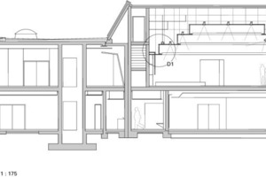  Detailschnitt kleiner Saal, M 1 : 175 