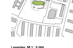  Lageplan, M 1 : 5 000 