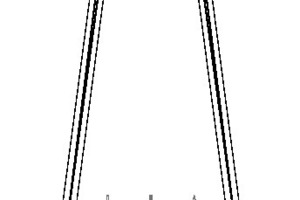  Schnitt BB Osthafenbrücke, M 1 : 400 