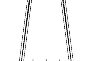  Schnitt BB Osthafenbrücke, M 1 : 400 