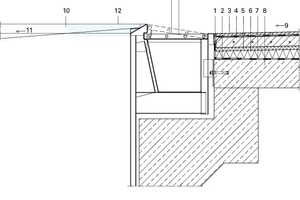  Detailschnitt Fliesenboden Schwimmbad, M 1 : 17,5 