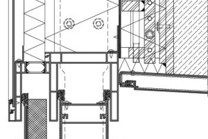  Abb. 8: Beispiel Elementfassade mit Bewegungsaufnahme einer Deckendurchbiegung von 34 mm 