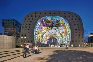  Nicht allein fotogen: Markthal in Rotterdam (MVRDV) 