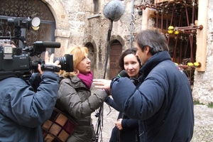  Die Filmemacher im Interview mit dem italienischen TV Sender RAI 