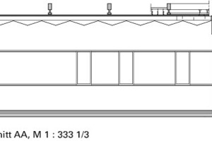  Schnitt AA, M 1 : 333 1/3 