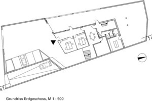  Grundriss Erdgeschoss, M 1 : 500 