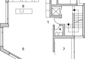  Grundriss 4.Obergeschoss, M 1 : 250 