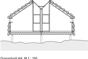  Querschnitt AA, M 1 : 150 