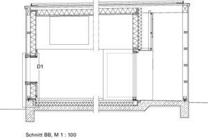  Schnitt BB, M 1 : 100 