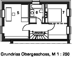  Grundriss OG, M 1 : 250 