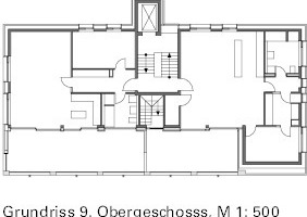  Grundriss Dachgeschoss M 1:500 