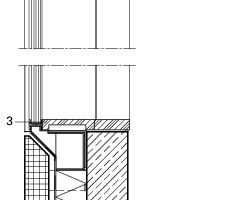  Detail Fensteranschluss, M 1 : 33 1/3 