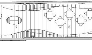  Grundriss, M 1 : 250 