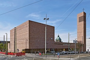  Der Neubau der Propsteikirche St. Trinitatis in zentraler Lage in Leipzig.&nbsp;  