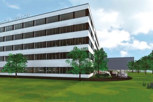  Das Büro Gaudlitz Architekten GmbH plant derzeit in Braunschweig das fünfgeschossige Verwaltungs­gebäude B11 mit 150 flexiblen Arbeitsplätzen und einem Schulungsbereich auf drei Ebenen für Volkswagen Financial Services (VWFS). Eine besondere Relevanz hat dabei die digitale, prozessorientierte Planungsmethode BIM 