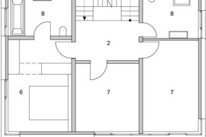  Grundriss Ebene 1, M 1 : 150 