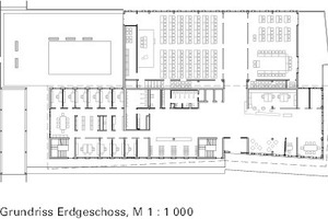  Grundriss Erdgeschoss, M 1:1000 