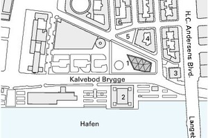  Lageplan, M 1 : 8 000 