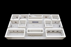  Erweiterungsbau Küppersmühle, Modellansicht 
