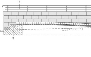  Detail Eingangsrampe, M 1 : 75 