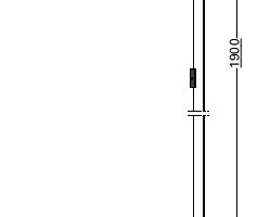  LED-Stehleuchte, M 1 : 20 