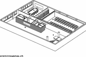  Isometrie Untergeschoss, o. M. 