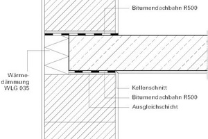  Abb. 1 a +b: Ausführungsvarianten eines Außenwand-Decken-Knotens mit monolithischem Ziegelmauerwerk [1] 