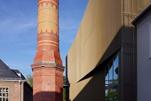  Material- und Gebäudemuster auf dem Campus 