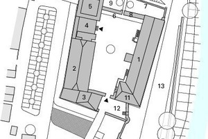  Lageplan, M 1 : 1 750 