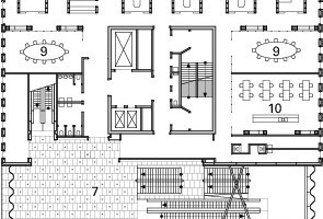  Grundriss Level +1, M 1 : 750 