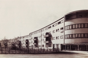  Kopfbau Hadrianstraße, Siedlung Römerstadt, 1928
  