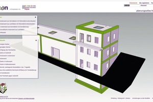  Interaktive Benutzeroberfläche des „Planungsatlas für den Hochbau“ für eine schnelle Recherche innerhalb der über 770 Konstruktionsanschlüsse 