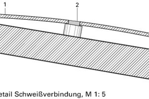  Detail Schweißverbindung, M 1 : 5 