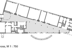  Grundriss Erdgeschoss M 1 : 750 