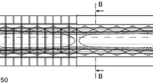  Grundriss Osthafenbrücke, M 1 : 1 250 