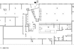  Grundriss Souterrain, M 1 : 333 1/3 