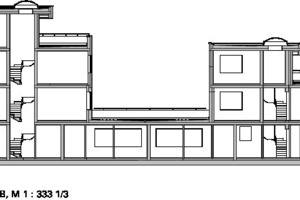  Schnitt BB, M 1 : 333 1/3 