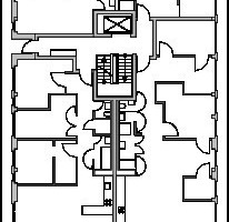  4. Obergeschoss, M 1 : 500 