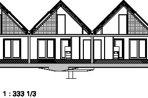  Schnitt AA, Block A, M 1 : 333 1/3 