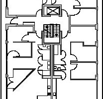  6. Obergeschoss, M 1 : 500 