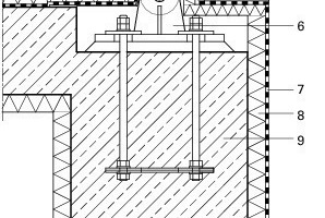  D7, Fußpunkt Fassade, M 1: 17,5 