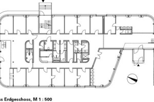  Grundriss, M 1 : 500 