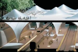  Modell des neuen Hauptbahnhofs - Entwurf von Christoph Ingenhoven
 