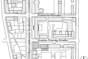  Lageplan, M 1 : 6 000 