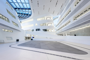  Das Library and Learning Center gehört zu einem der letzten Projekte der Star-Architektin Zaha Hadid. 