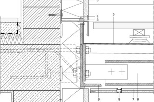  Detail Balkon Fassade, M 1 : 7,5 