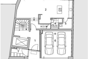  Grundriss Erdgeschoss, M 1 : 250 