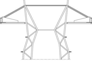  Schnitt Konstruktion, M 1 : 250 