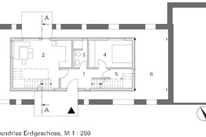  Grundriss Erdgeschoss, M 1 : 250 