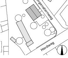  Lageplan, M 1 : 1 500 